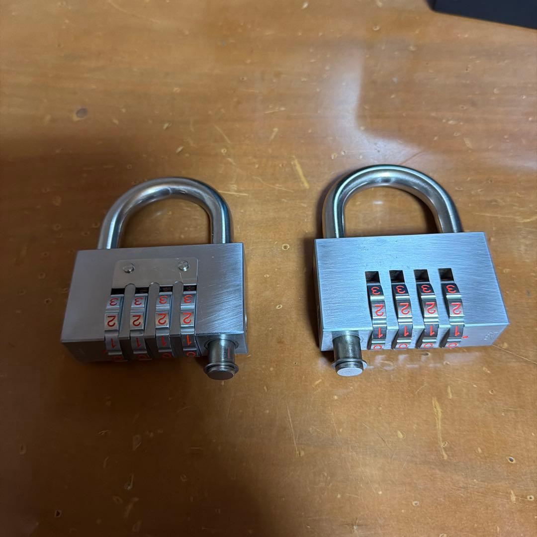 HORI No.1662 堀商店 可変ダイヤル式南京錠　2個セット