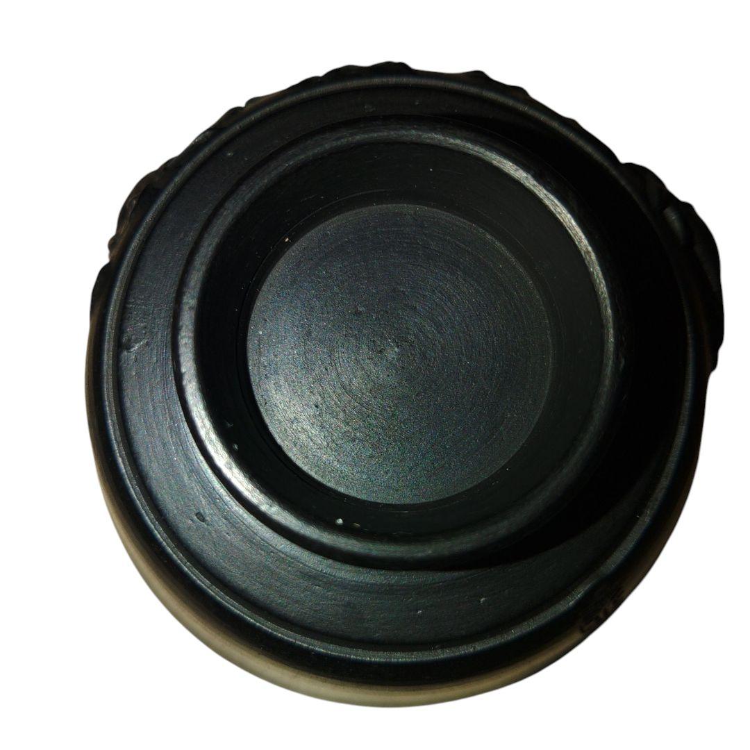 越後　新発田　米谷焼煎茶茶碗　蟹細工　明治レトロ　希少