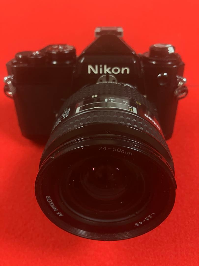 衝撃　新春大特価！　これが美品　ＦＥ ブラック　純正24-50mmズ-ム付き