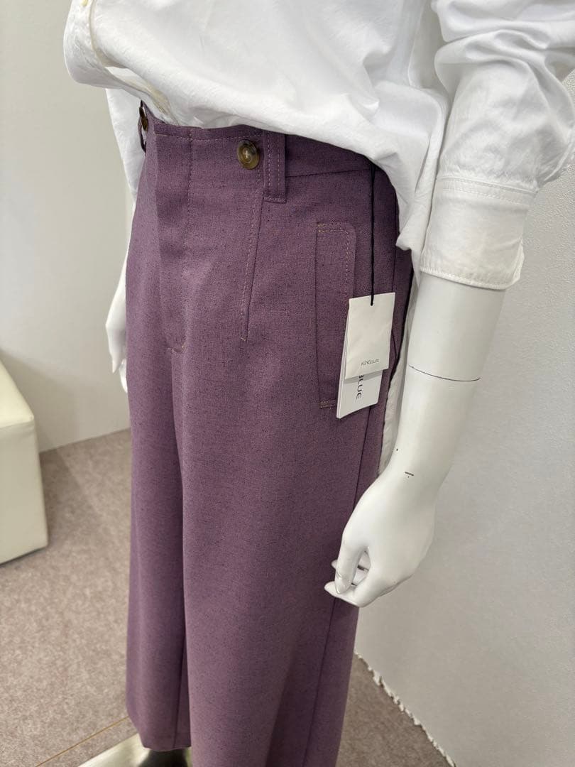 ☆CECICA☆新品未使用☆40size☆セミフレアガウチョパンツ☆ウエストゴム