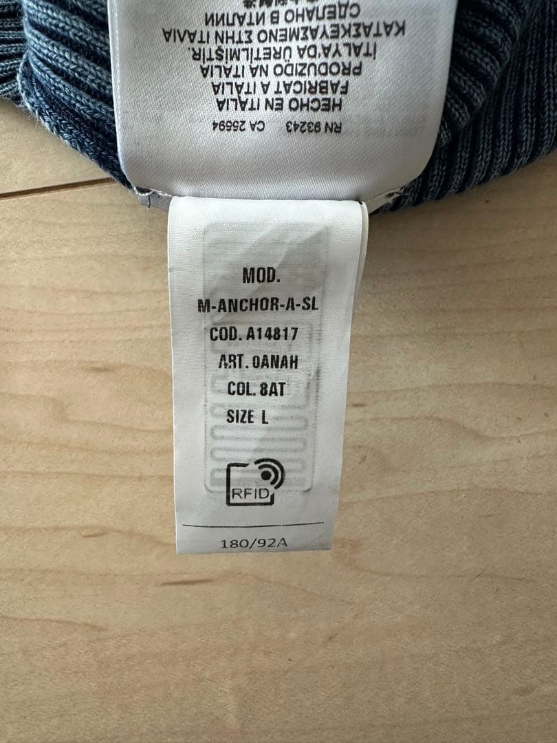 DIESEL タンクトップ M-ANCHOR-A-SL Lサイズ 8AT