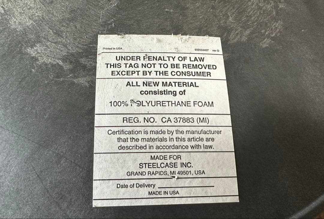 Steelcase 昇降スツール Turnstone Buoy ブルー