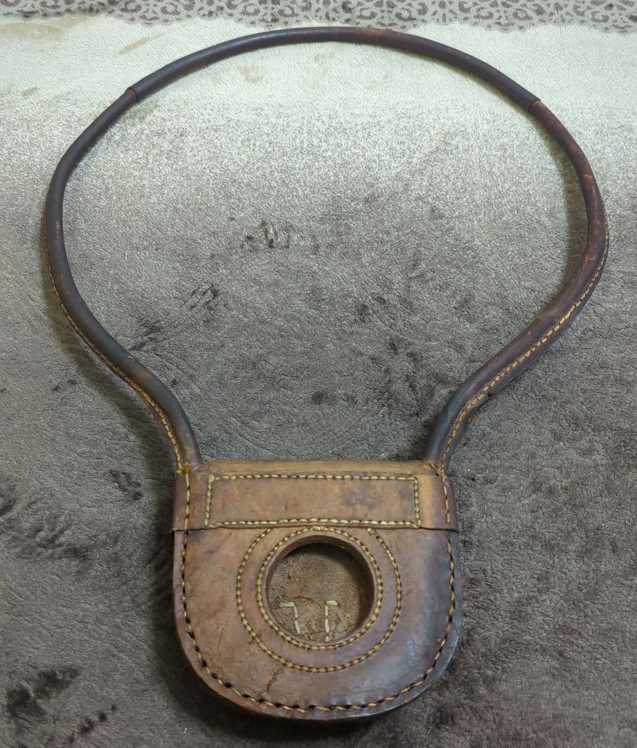 【激レア】国鉄　鉄道　革製　タブレットケース　通票入れ