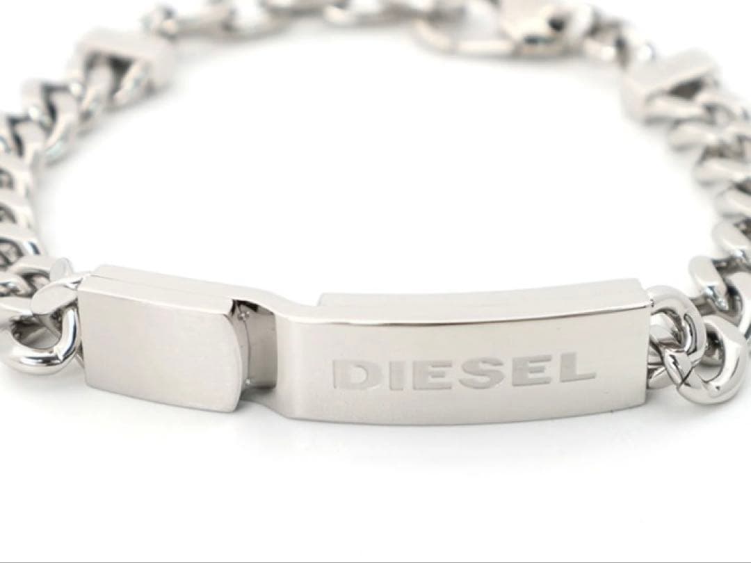ディーゼル　ブレスレット　シルバー
