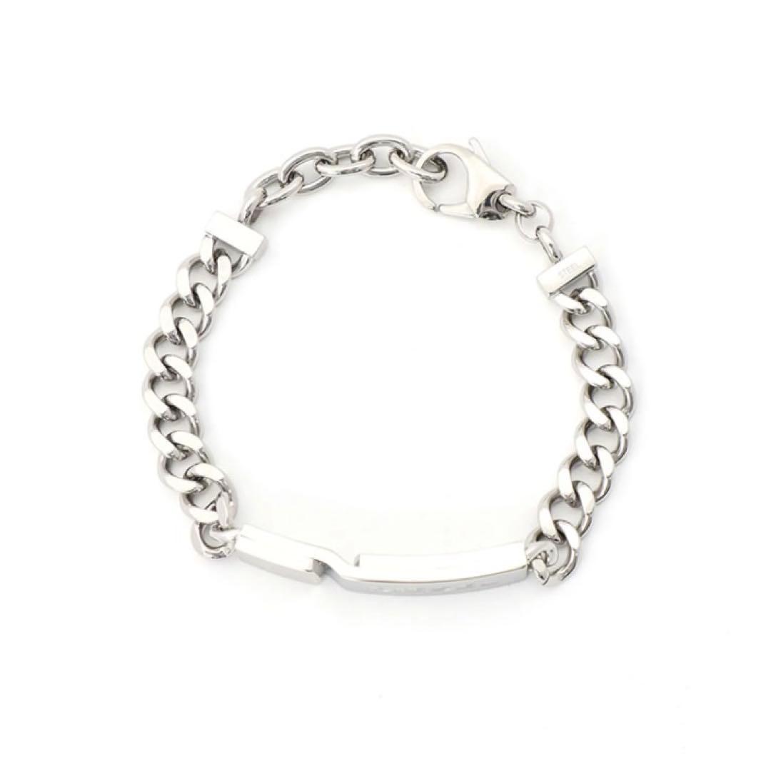 ディーゼル　ブレスレット　シルバー