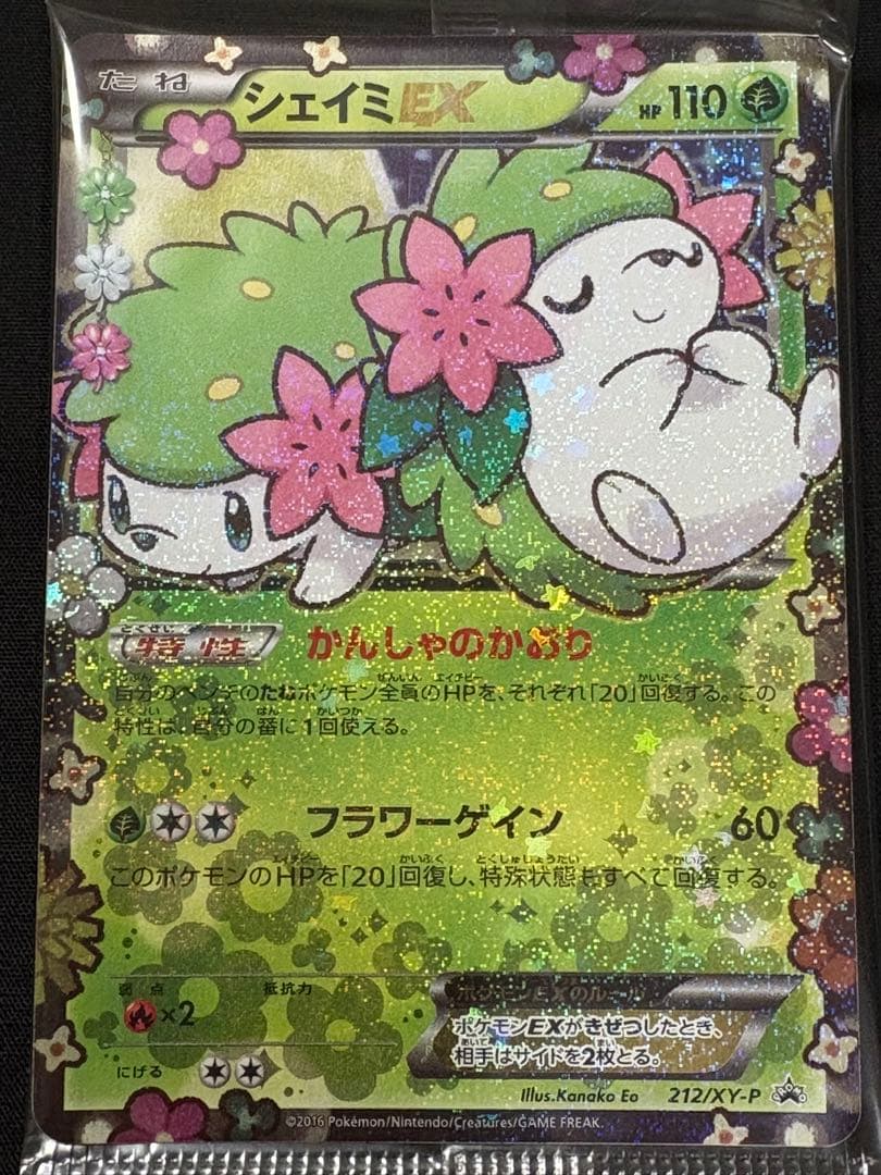 ポケカ　シェイミEX　ポケキュン　プロモカード