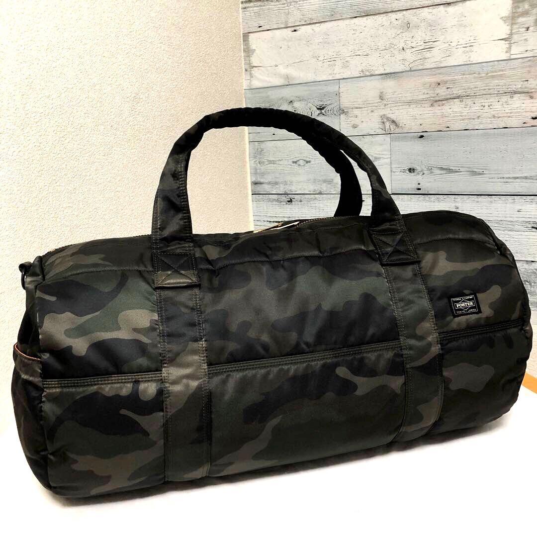 超美品✨激レア 30周年ポータータンカー ボストンバッグ2wayカモフラグリーン