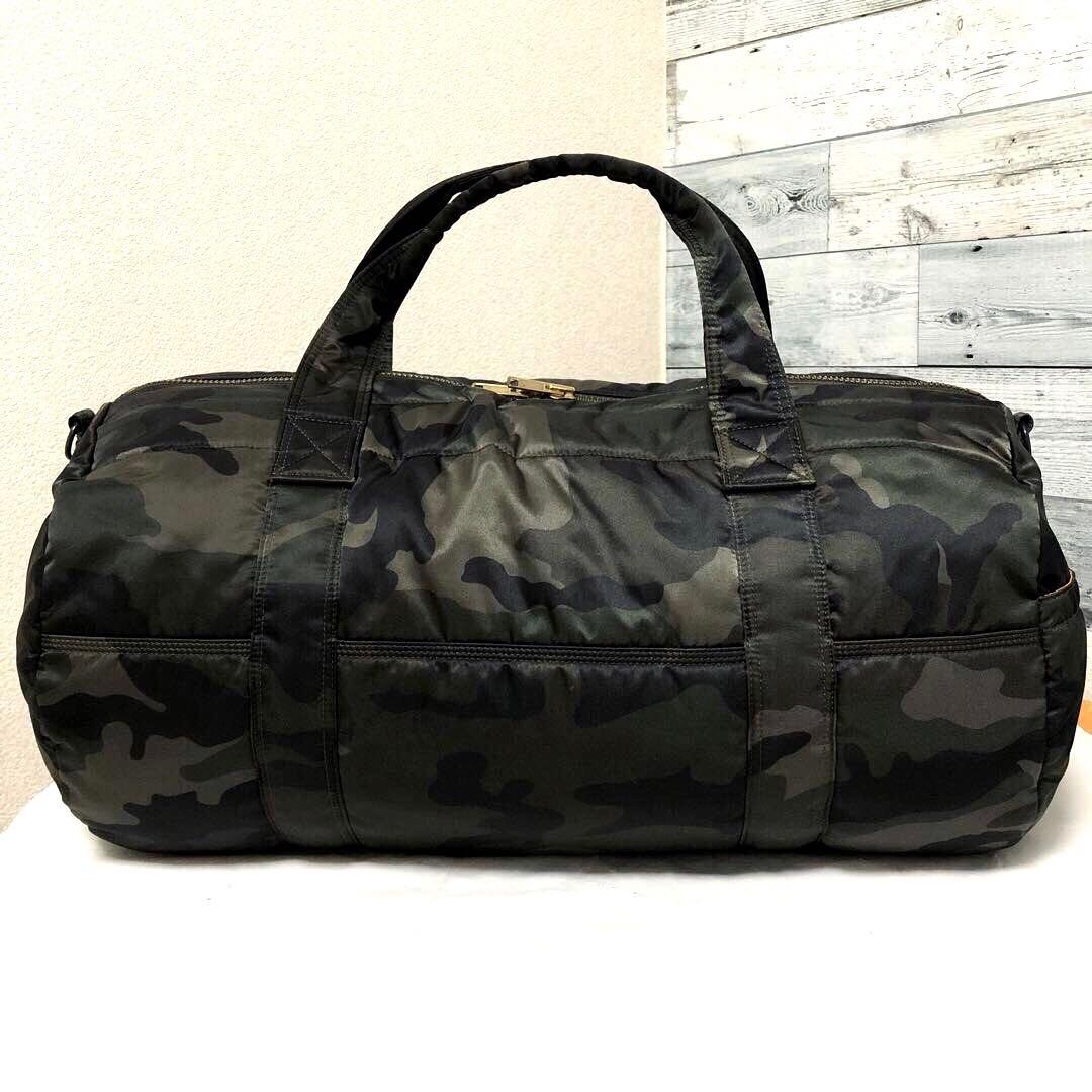 超美品✨激レア 30周年ポータータンカー ボストンバッグ2wayカモフラグリーン