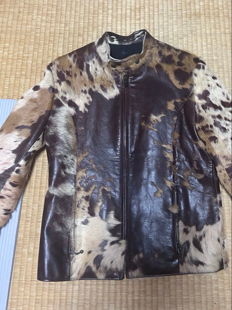 5351 r 最高級　ハラコ　レザージャケット