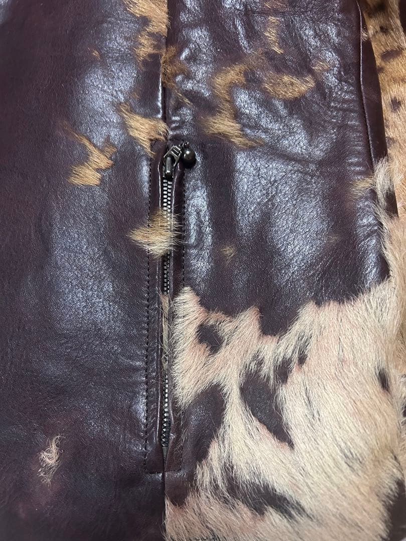 5351 r 最高級　ハラコ　レザージャケット