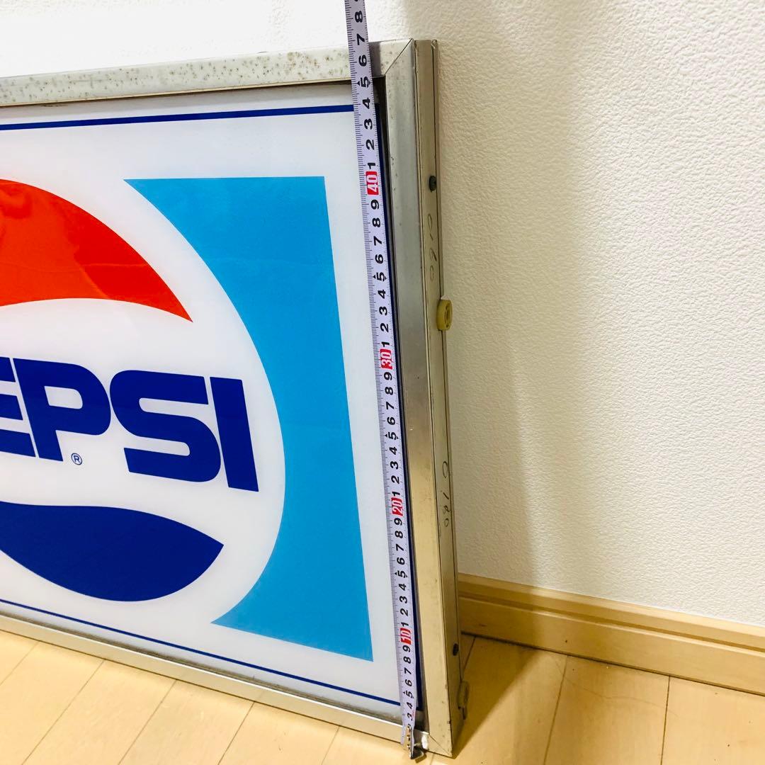 ペプシ PEPSI プラスチック 看板 電飾 フレーム