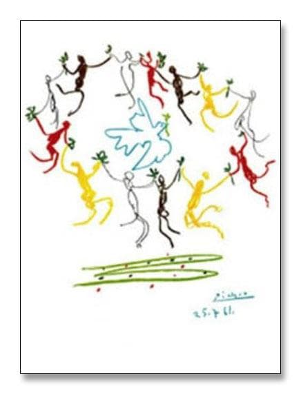 額装品/ダンス/パブロ ピカソ/ポスター/アート/インテリア