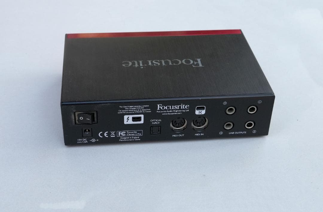 DTM・DAW Focusrite Clarett 2Pre Thunderbolt