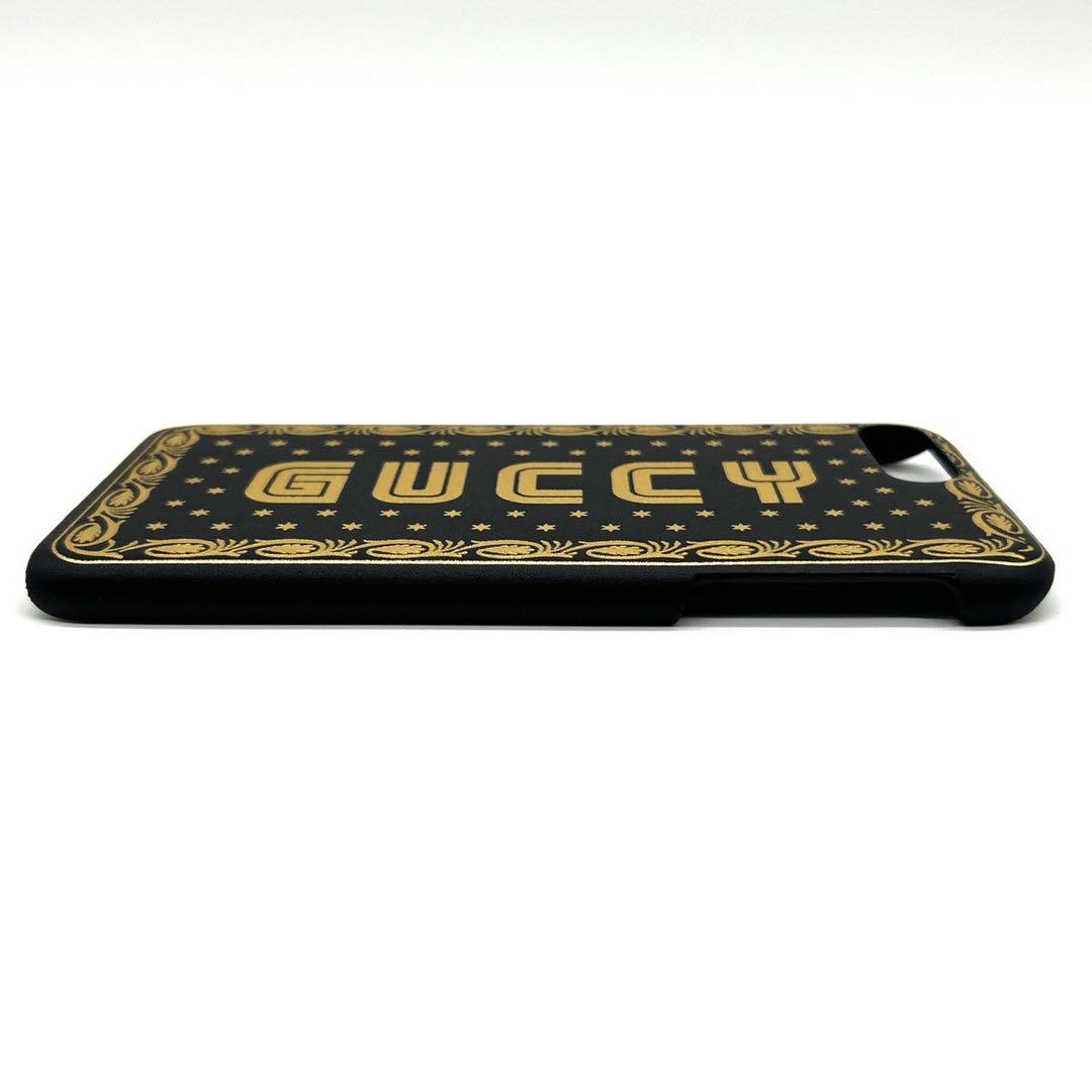GUCCI グッチ GUCCY スターフレーム iPhone7/8ケース 黒