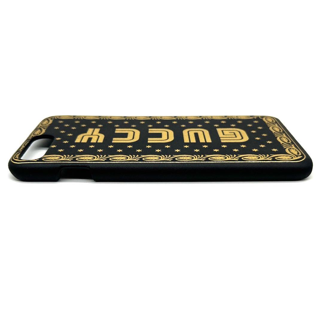 GUCCI グッチ GUCCY スターフレーム iPhone7/8ケース 黒