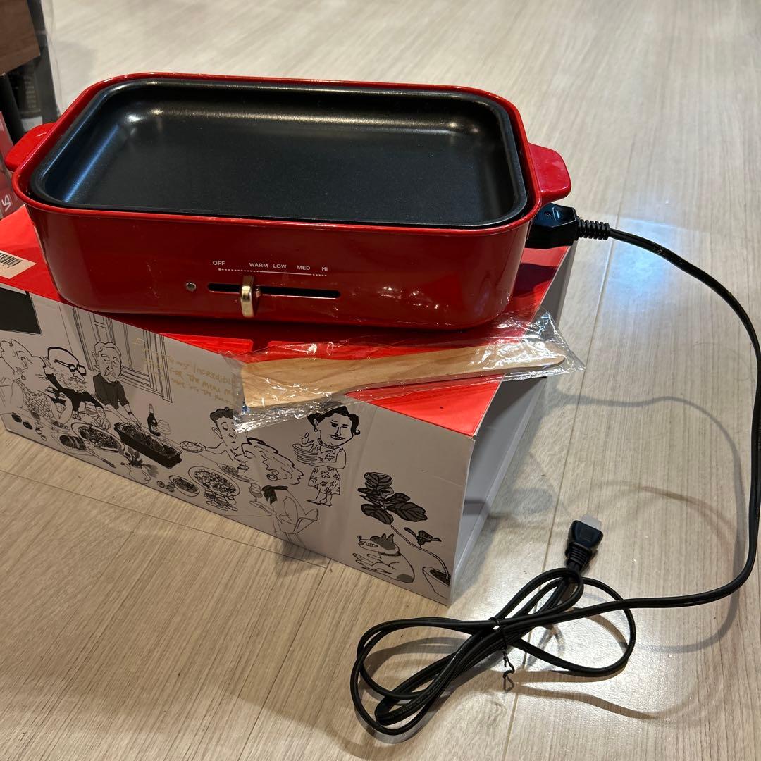 BRUNO たこ焼き器 レッド 24穴