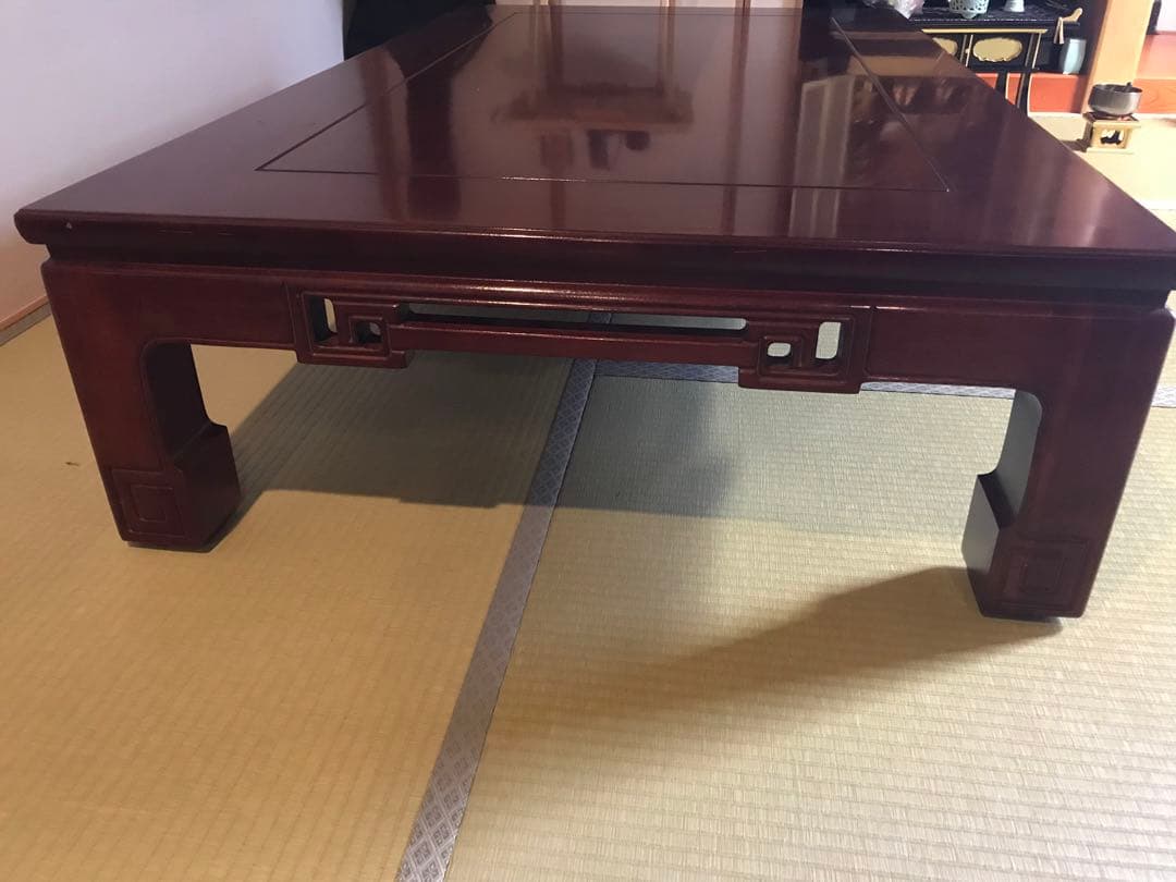 木製　座卓 ダークブラウン　和室　座敷　机