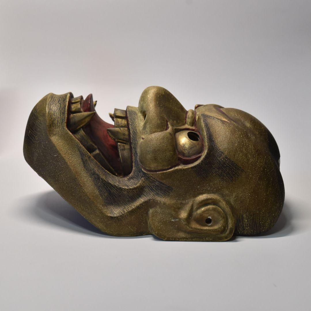 能面 獅子口 能面袋付 (M1)