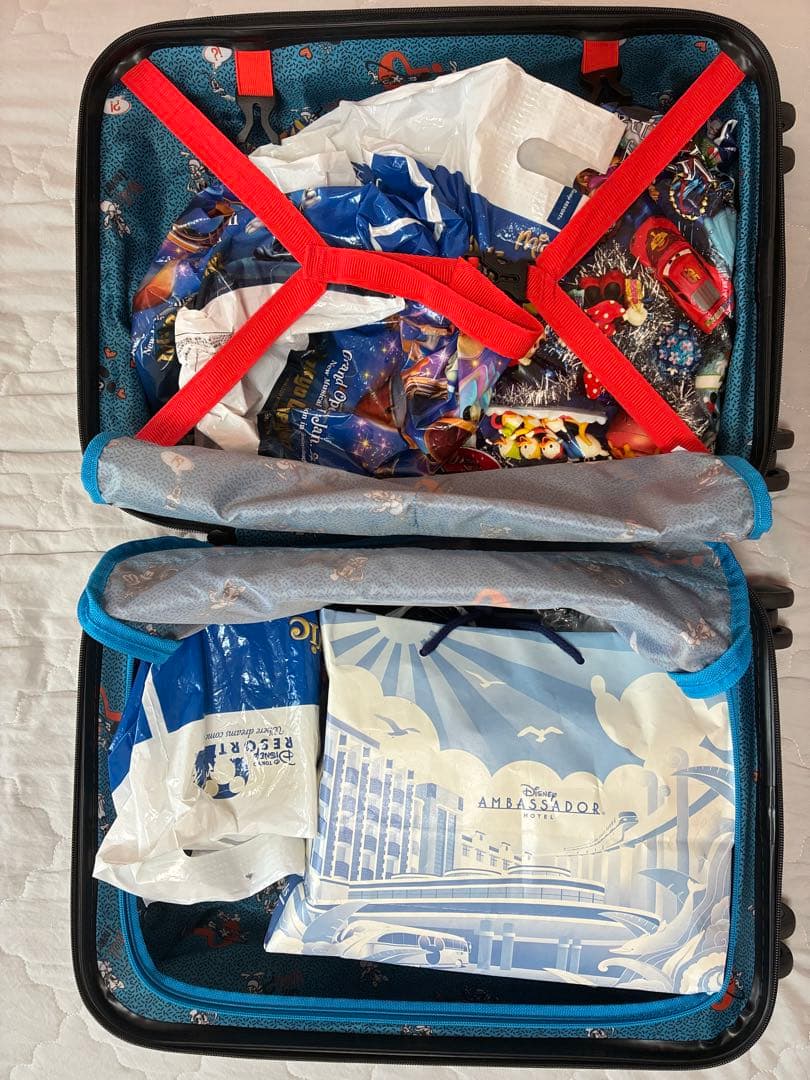 エース　ディズニー“ミッキー＆フレンズ”グラフィカルスーツケースとおまけ付き