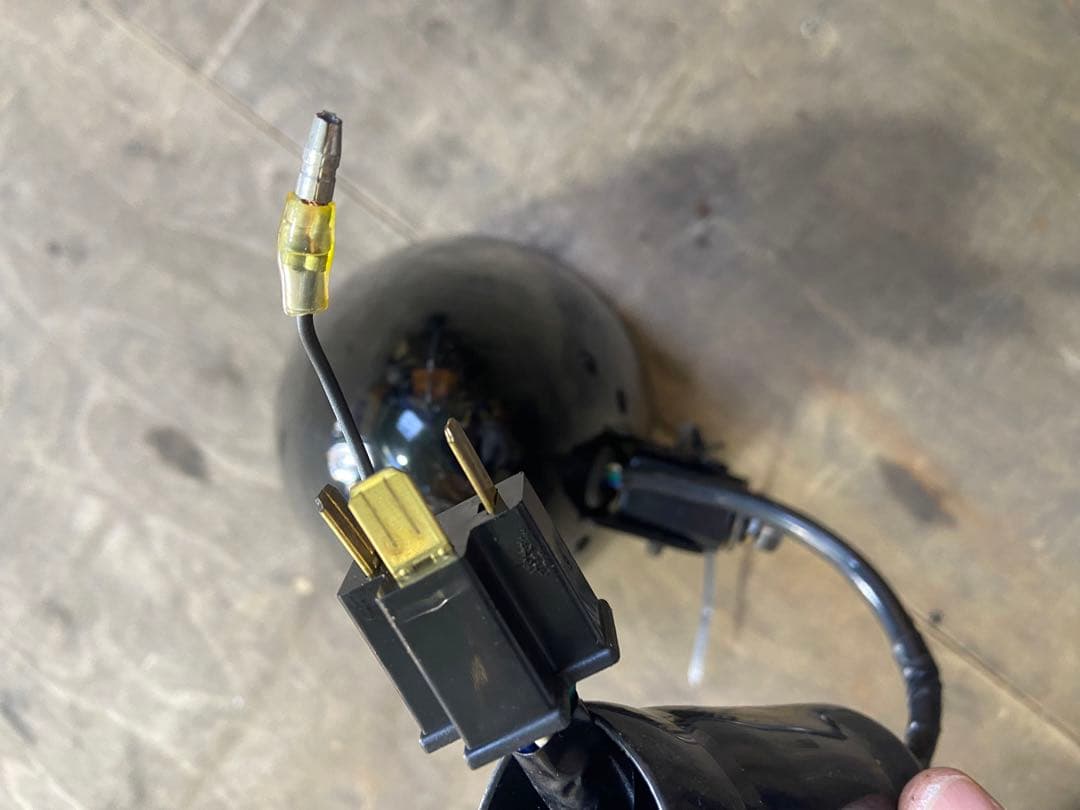 ドラッグスター　アイボールヘッドライト　LED ロケット型