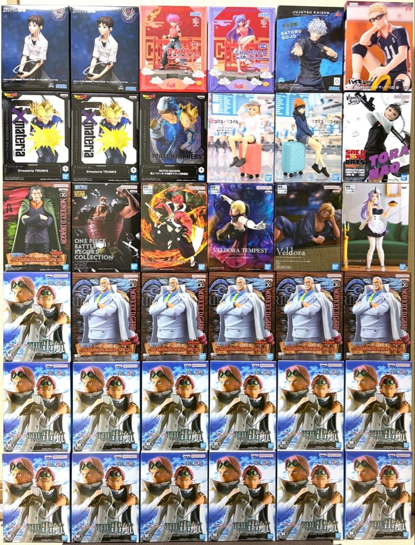 ワンピース THE出航 ドラゴンボール 転スラ 他 フィギュア36体まとめ売り