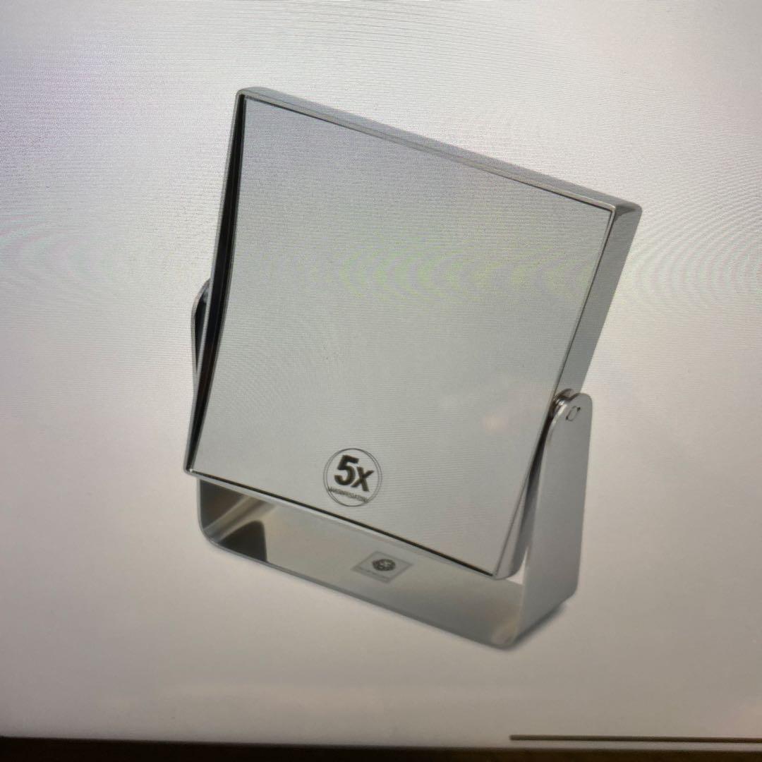 【新品】DECOR WALTHER 両面ミラー 5倍16 × 19 クローム￼