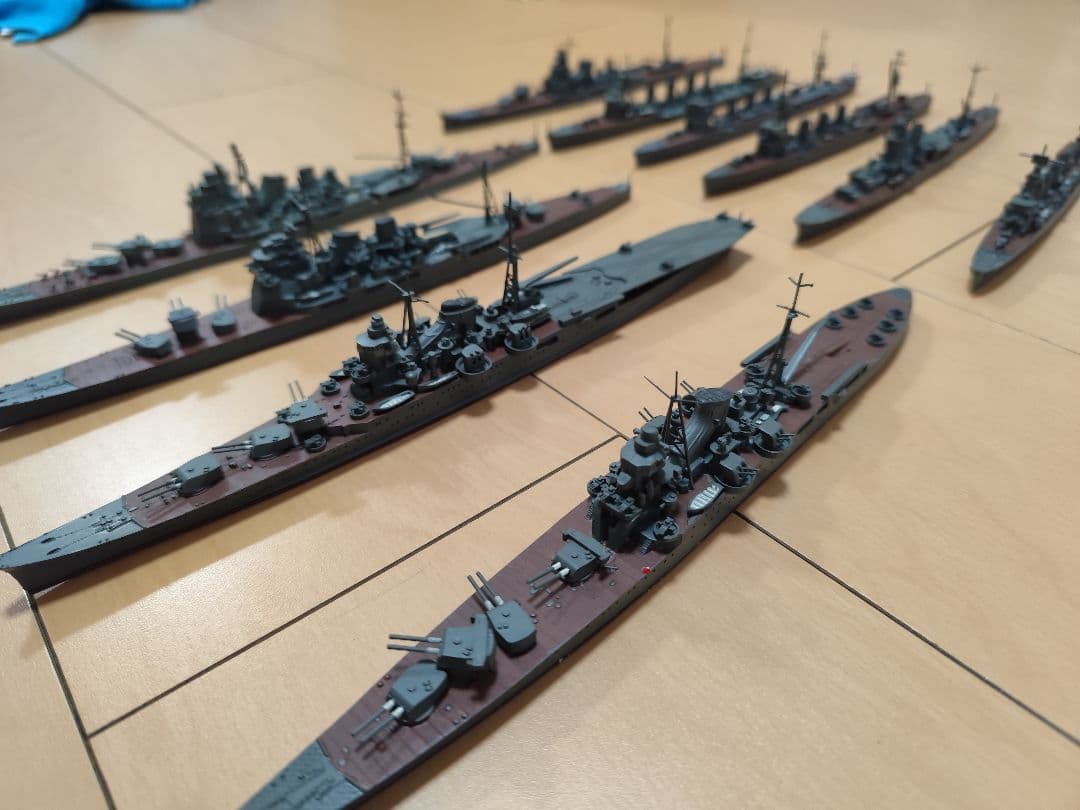 戦艦プラモデル10隻セット