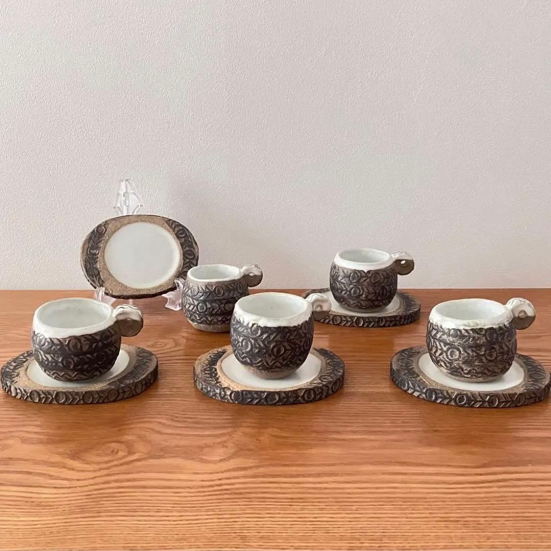 作家もの 陶芸家 カップ&ソーサー（プレート）