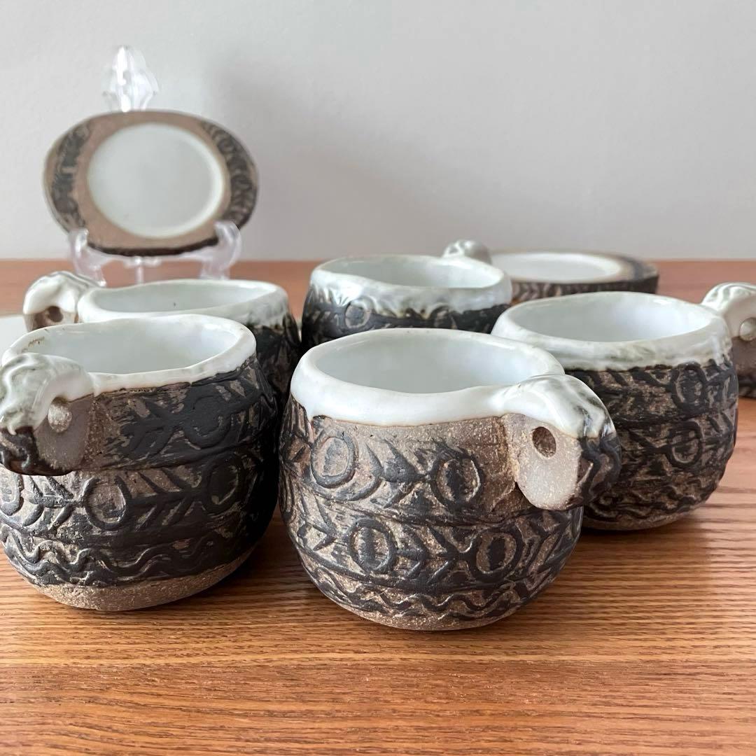 作家もの 陶芸家 カップ&ソーサー（プレート）