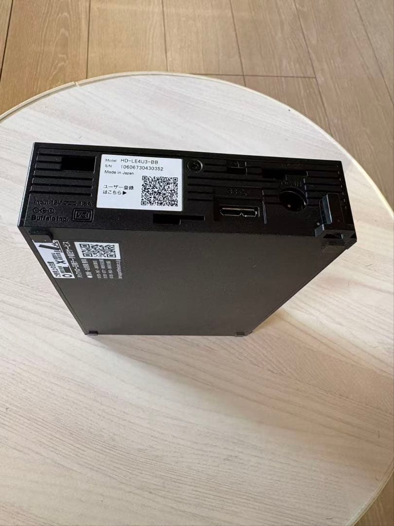 Buffalo HD-LE4U3-BB 4TB 外付けハードディスク