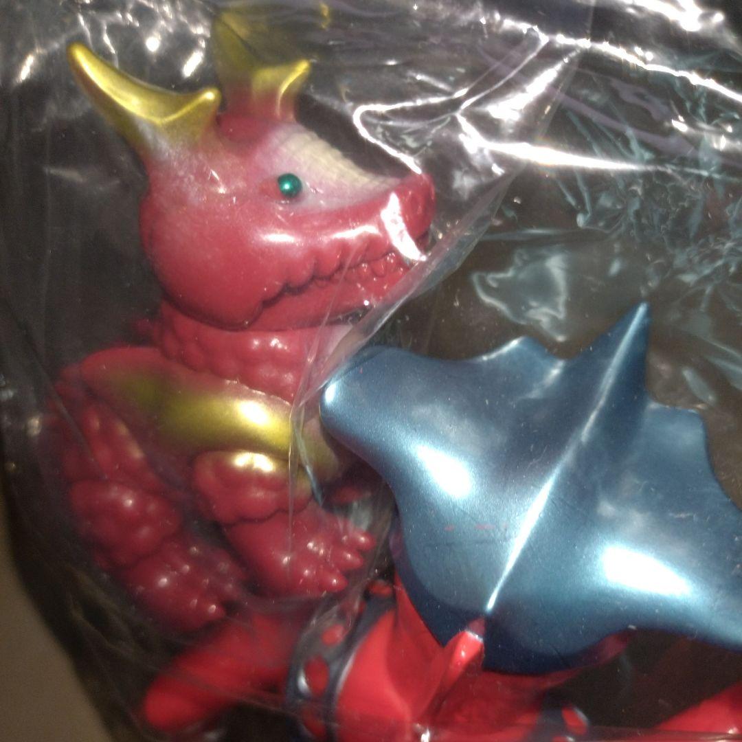 ソフビ銀河連邦&怪獣郷(レオとロンのお散歩セット)レオ&ロン幼体 未使用 未開封