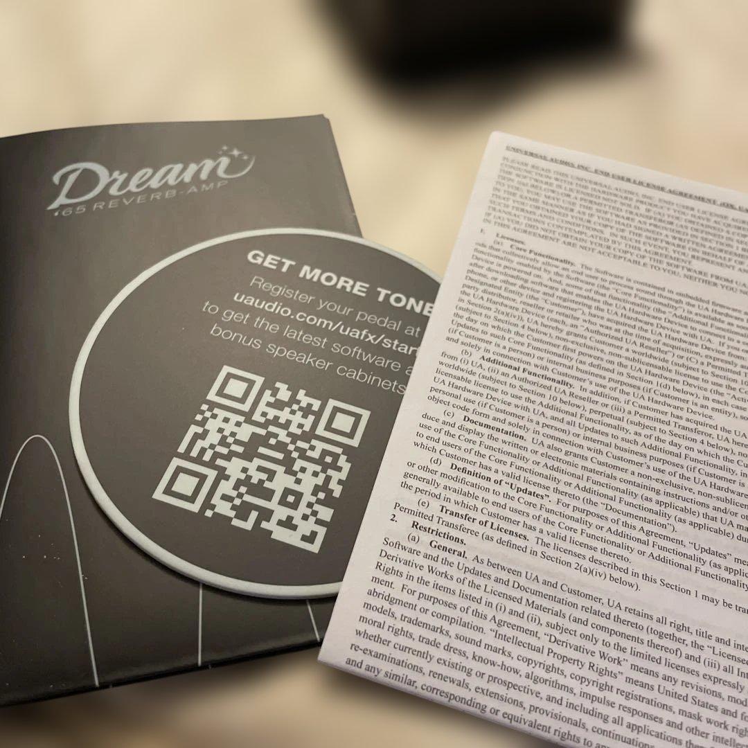 UAFX Dream 65 reverb amp 中古
