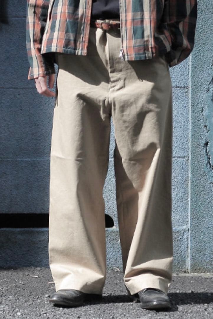 パンツ AURALEE WASHED FINX CHINO WIDE PANTS 4
