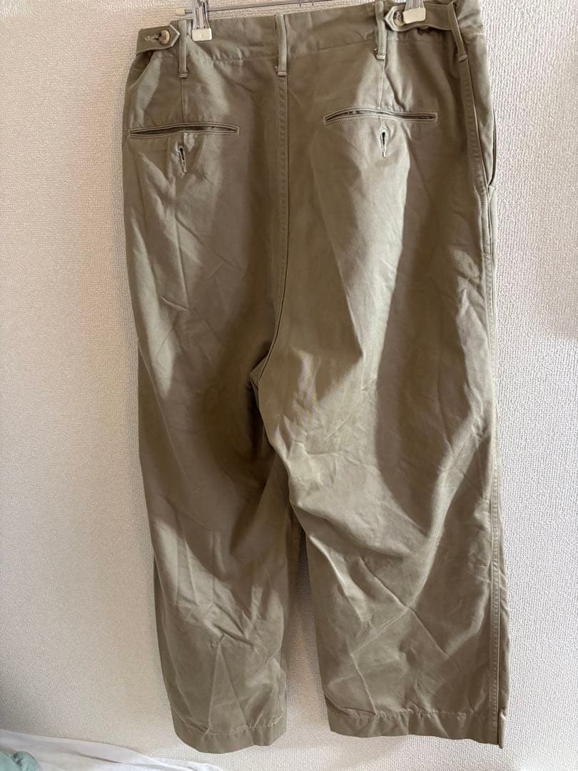 パンツ AURALEE WASHED FINX CHINO WIDE PANTS 4