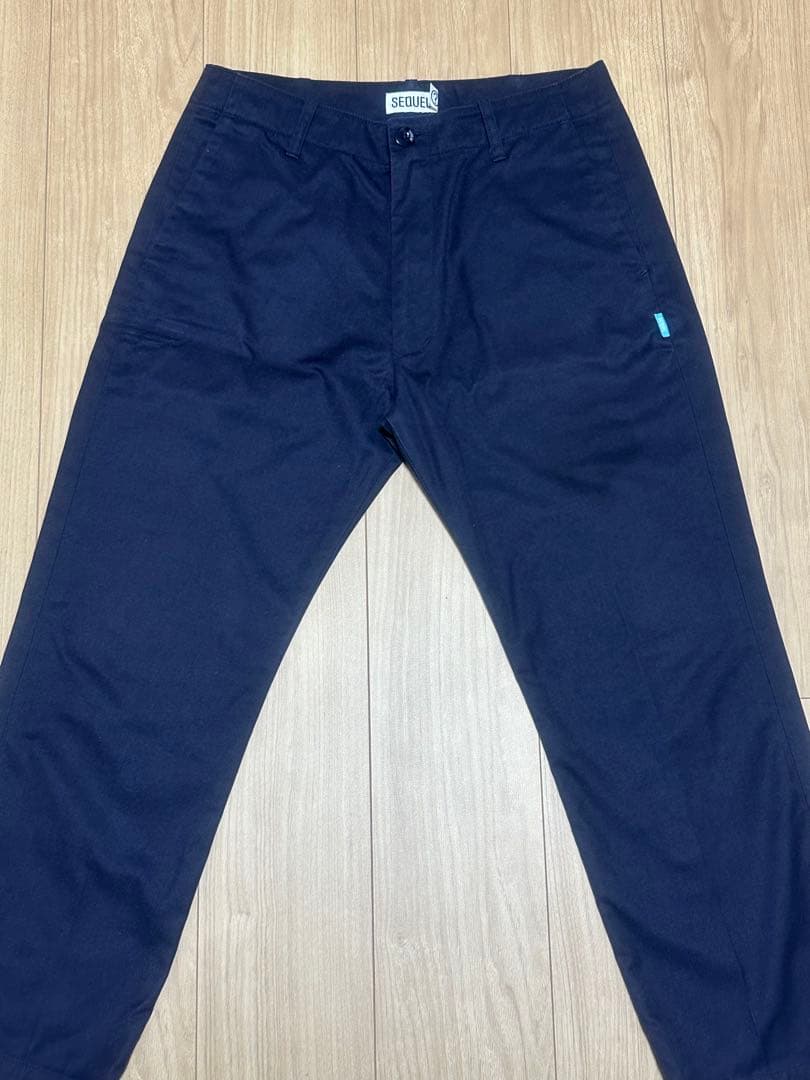 SEQUEL シークエル　TYPE-F チノパン　ネイビーM