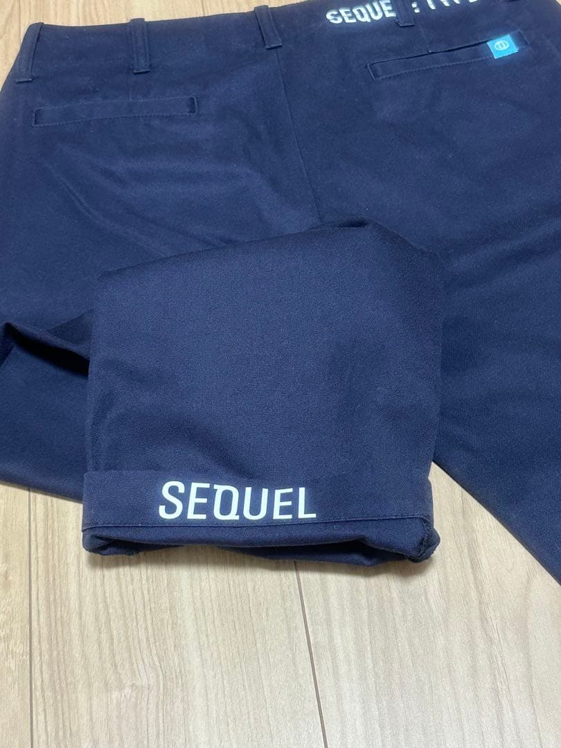 SEQUEL シークエル　TYPE-F チノパン　ネイビーM