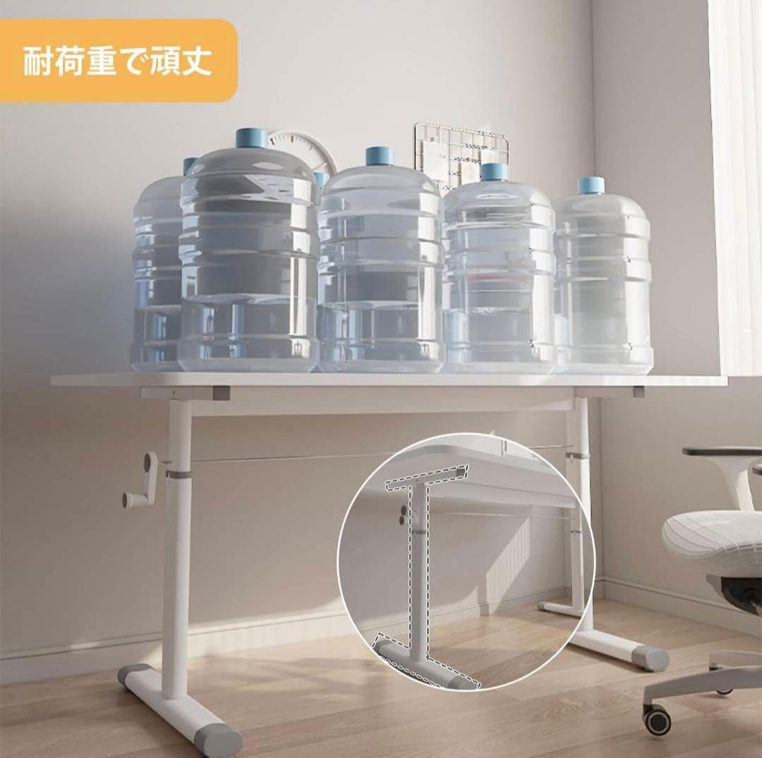 昇降式デスク パソコン 高さ調節 テーブル リビング 幅80 奥行45cm