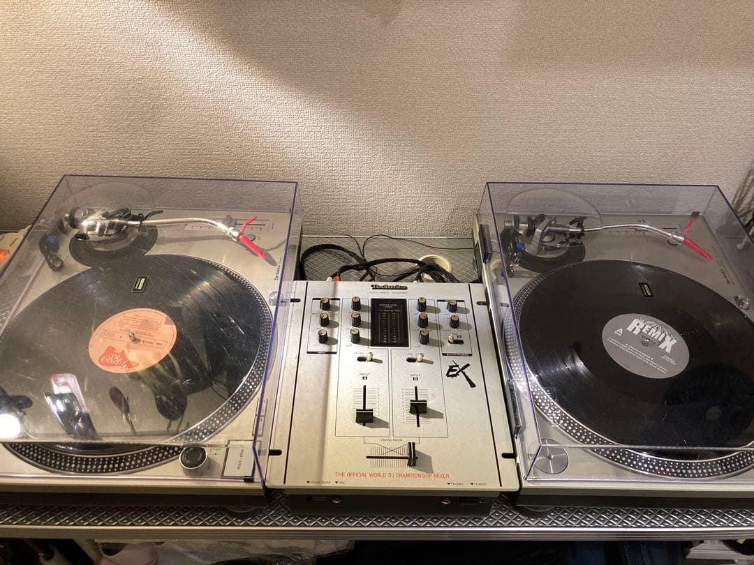 ターンテーブル 2台セット DJミキサー付き