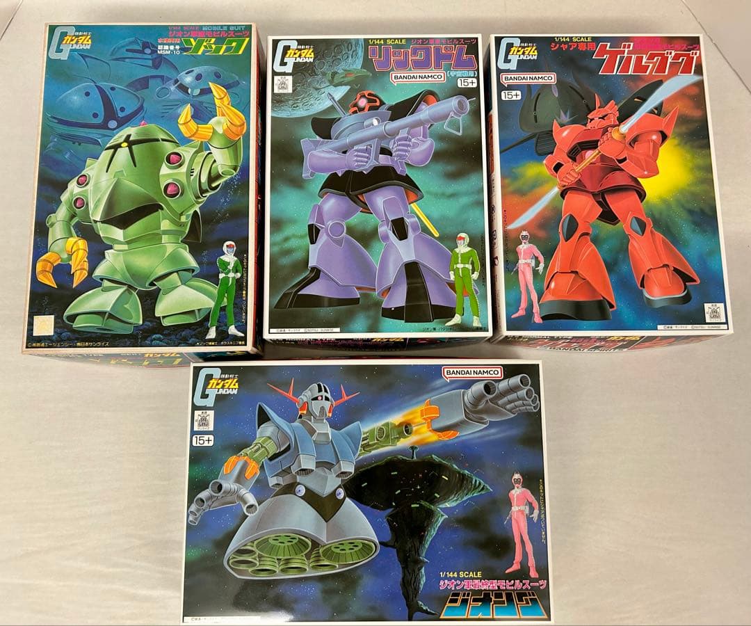 【新品】ガンダム 1/144 旧キットM.S 14種＋ガンダム リバイバル