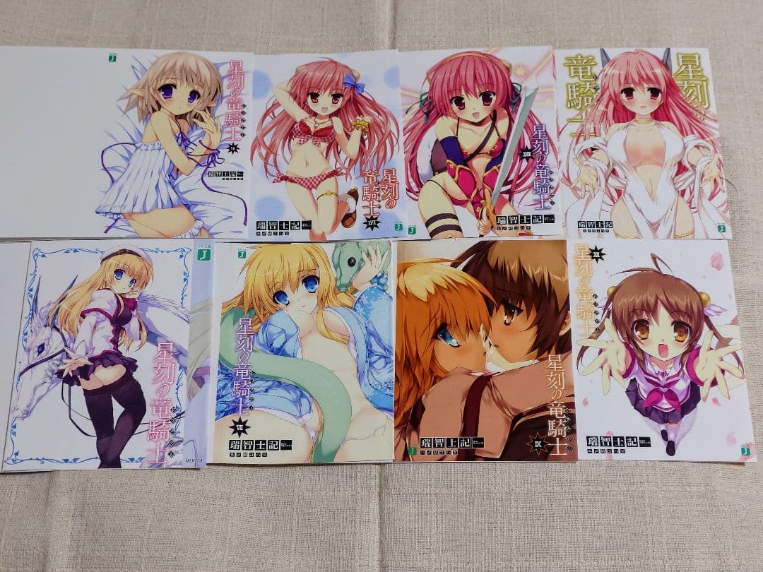 星刻の竜騎士（ノベル版）特典ブックカバー　8枚セット