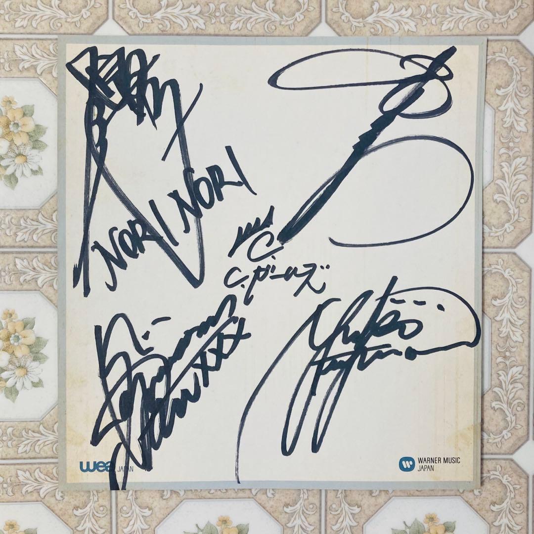 CCガールズ　直筆　サイン色紙 青田典子　原田徳子　藤森夕子　藤原理恵