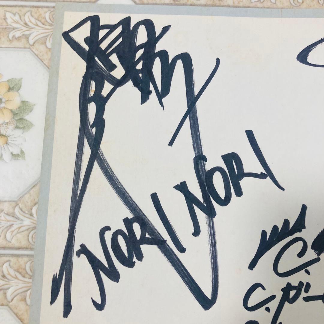 CCガールズ　直筆　サイン色紙 青田典子　原田徳子　藤森夕子　藤原理恵