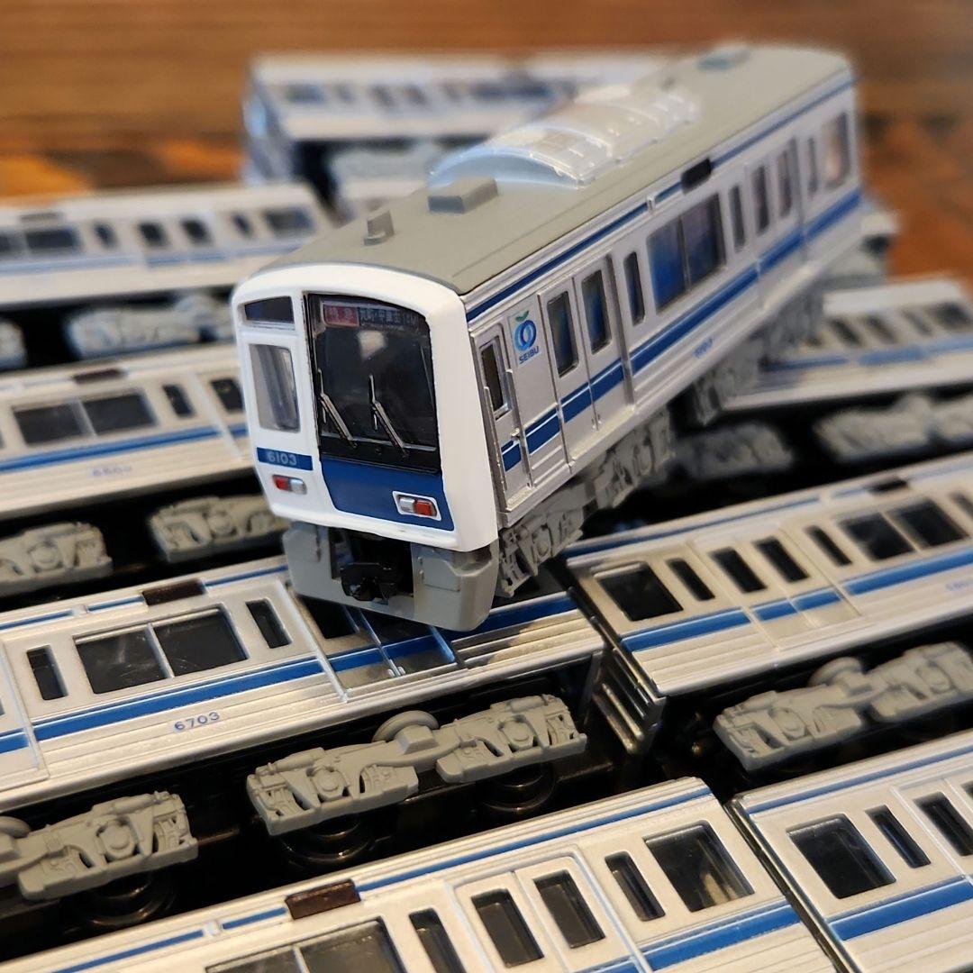 Bトレインショーティー　西武6000系　10両フル編成セット　bトレ