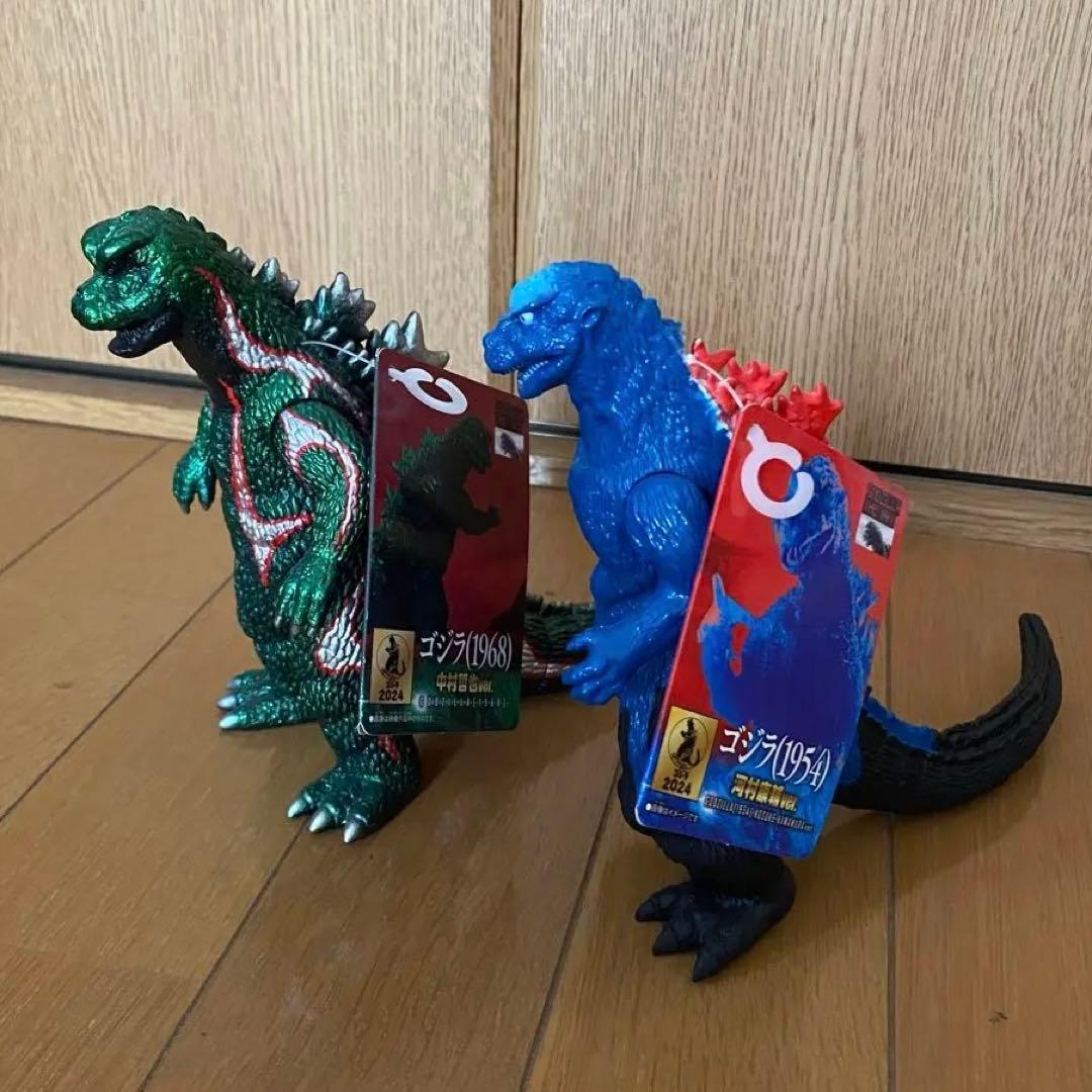 ゴジラフィギュアセット 1954 & 1968 ソフビ