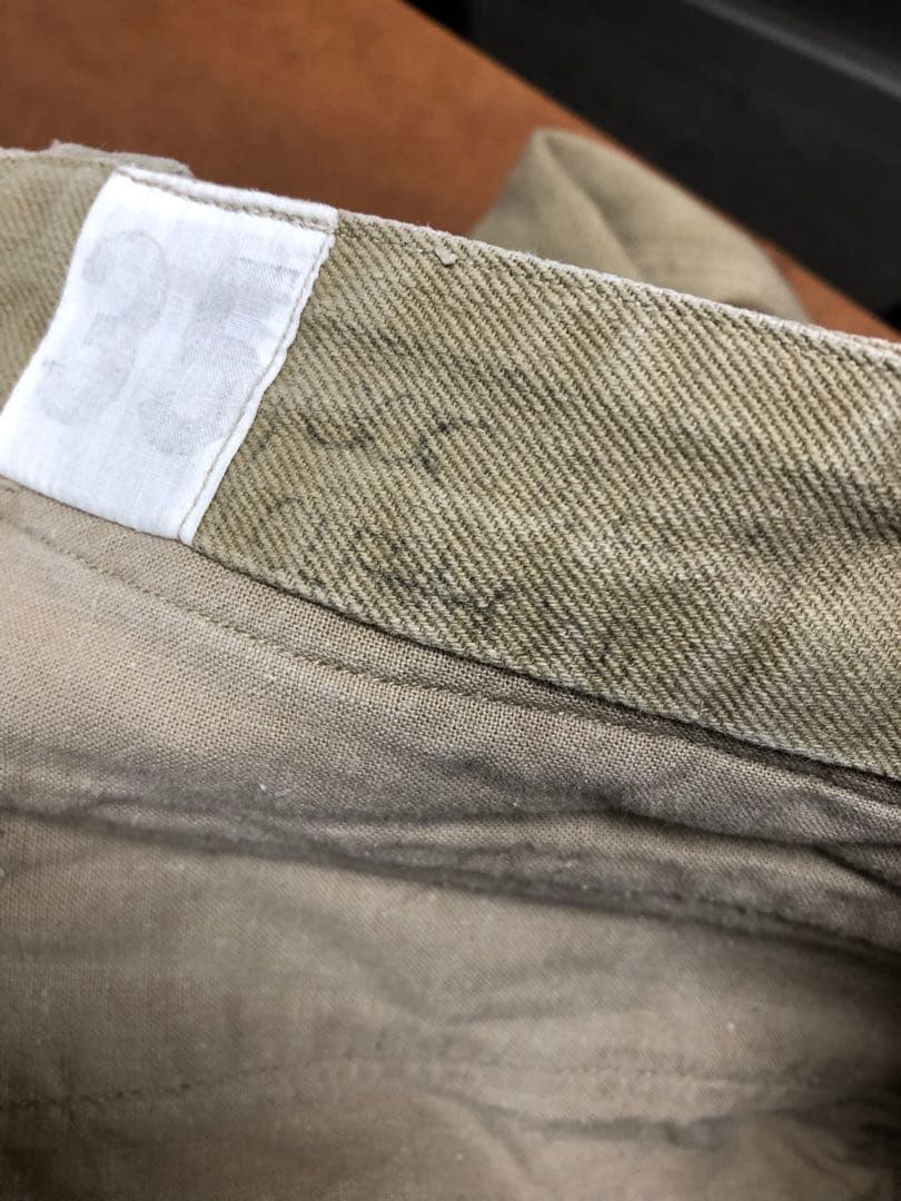 実物　フランス軍m52 チノパン　35サイズ　名作