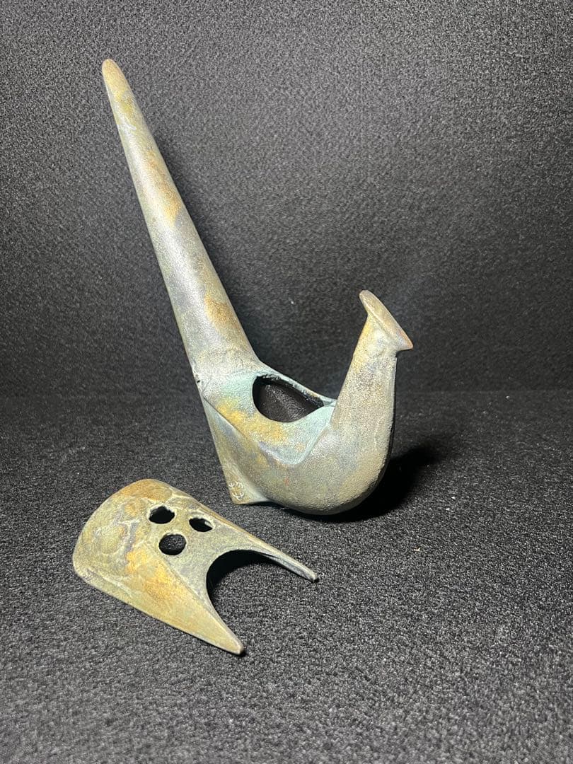 金属製 鳥の形状 香炉