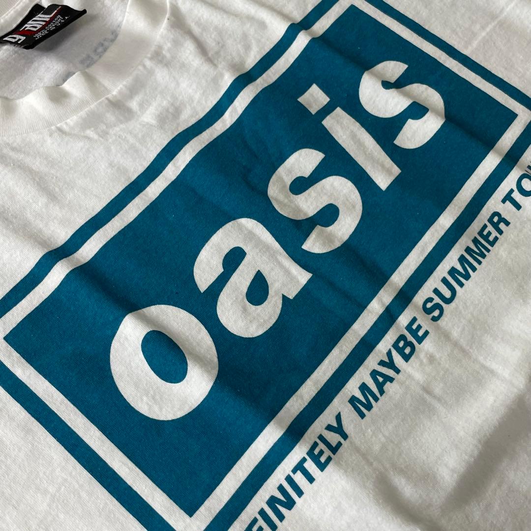 oasis オアシス 94 tour S/S band T shirt xl