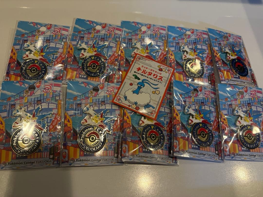ポケモンセンターフクオカ　ロゴピンズ　ポケセン　ラティアス　ラティオス　10個