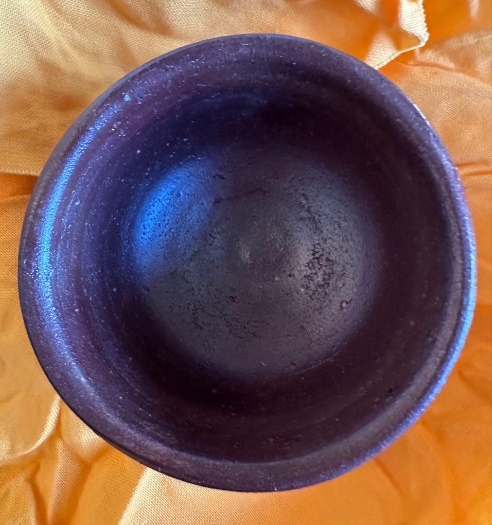 藤原雄　人間国宝　備前　ぐい呑み　木箱付き