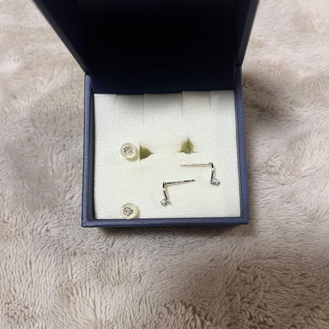 Vendome Aoyama ダイヤモンド　プラチナ　ピアス